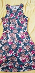 Sleeveless floral dress